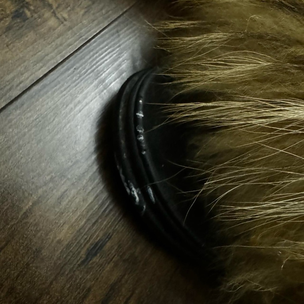 Real Racoon Fur Slides / Size 7 - Picture 3 of 3